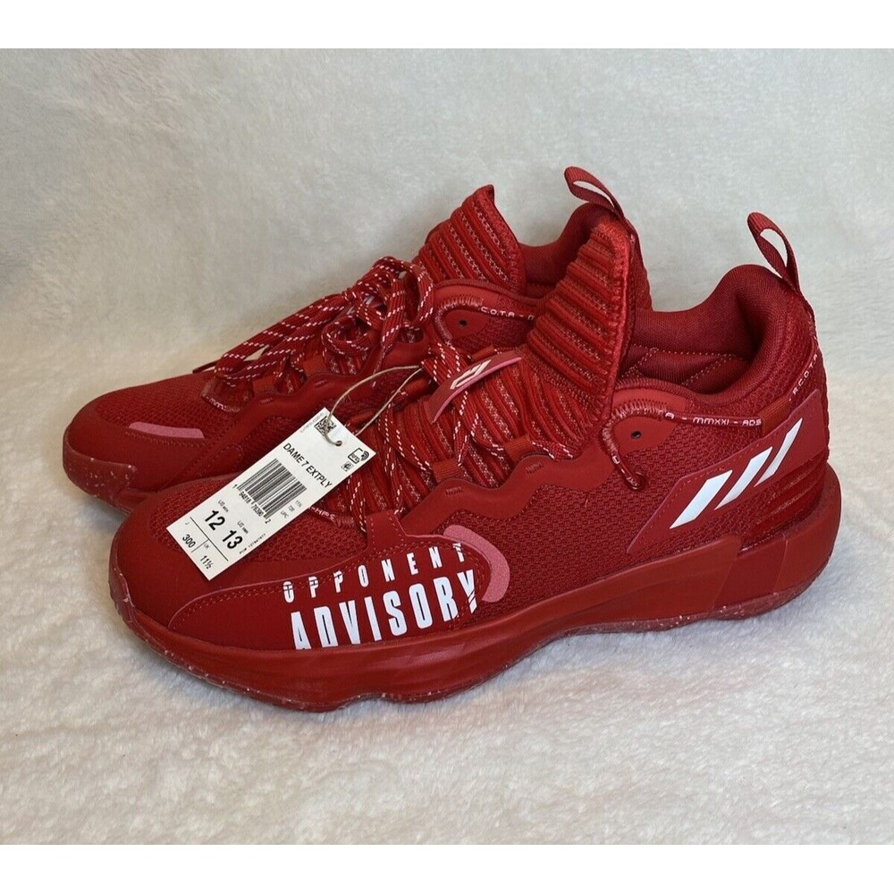 Size 12 - adidas Dame 7 EXTPLY Opponent Advisory - Scarlet NEW